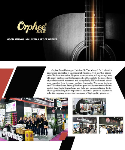 Orphee 1/5/10 Pcs Electric Guitar Strings Set RX Series Hexagonal Carbon Steel 6 String for Electric Guitar Accessories&Parts