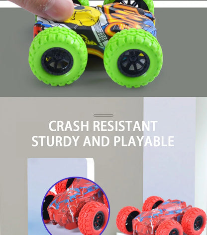 Children's Toy Car Fun Double-Sided Car Inertial Safety Anti-Collision Anti-Fall Kids Model Sliding Off-Road Vehicle