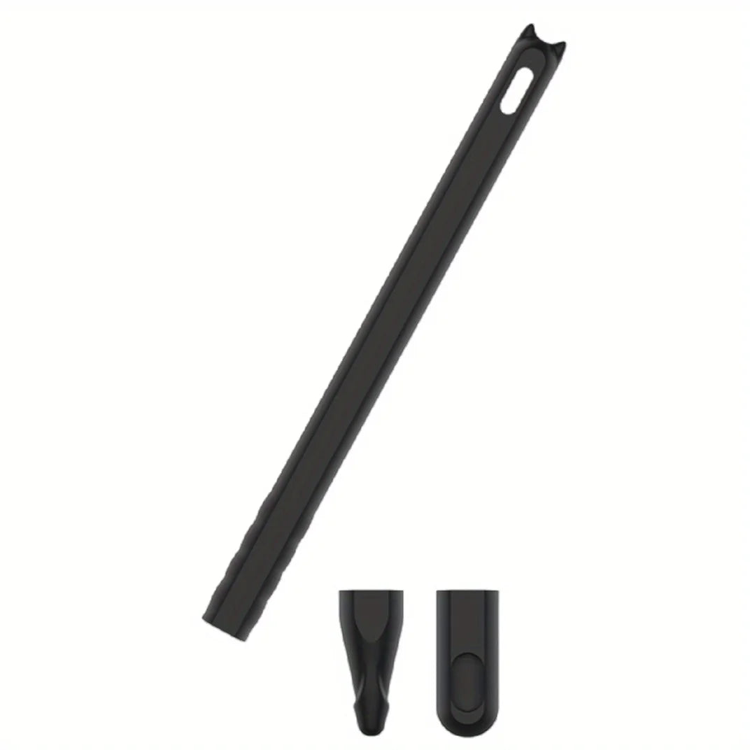 Good quality Cartoon silicone pen case for ApplePencil 2 generation Anti-slip and anti-drop tablet stylus case Solid color Cover