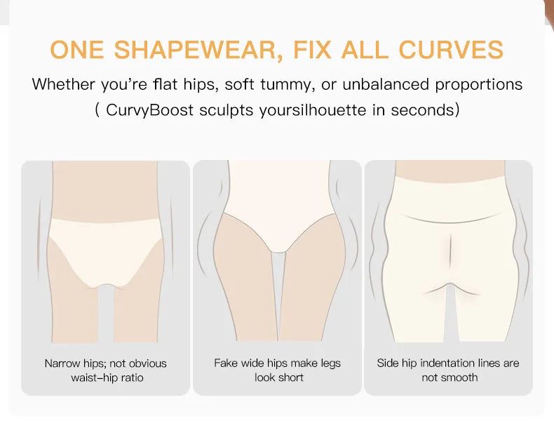 Women 4-Pad Butt Lifter Panties High Waist Tummy Control Shapewear Hip Enhancer Mesh Briefs Belly Slimming Body Shaper Shorts