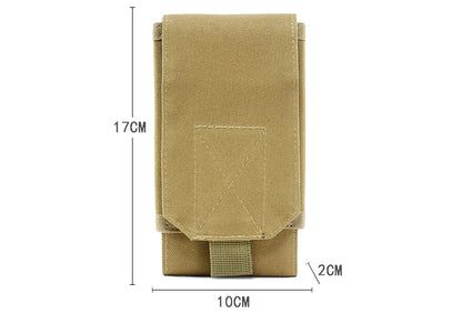 6 Inch Cell Phone Pouch Waist Bag Molle Outdoor Universal Running Mobile Phone Case Bag Camping Hunting Accessories Pouch