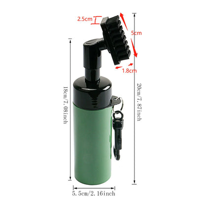 1pc Golf Club Cleaner Tool Integrated Groove Tube Brush and Leakproof Water Squeeze Bottle for Easy Cleaning