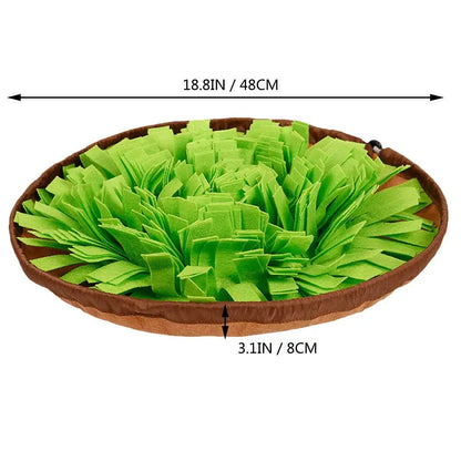 Pet Snuffle Mat for Dogs, Interactive Feed Game for Boredom, Encourages Natural Foraging Skills for Cats Dogs Bowl Travel Use