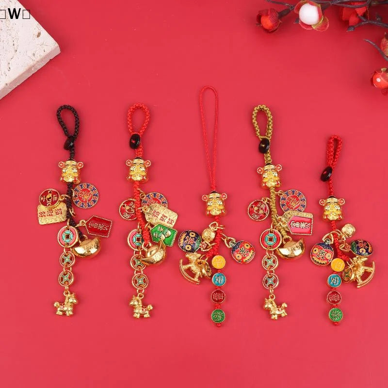 〔W〕2026 Year Of The Horse Wall Hanging Ornament Chinese New Year Lucky Decoration Accessories Housewarming Small Pendant Gifts