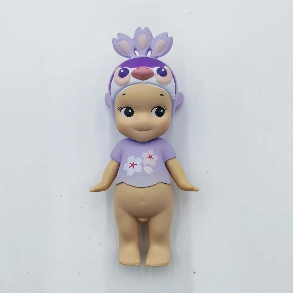 Sonny Angel Blind Box Purple Cherry Blossom Series Nigbt Minifigure Version Decoration Cute Mystery Surprise Giff