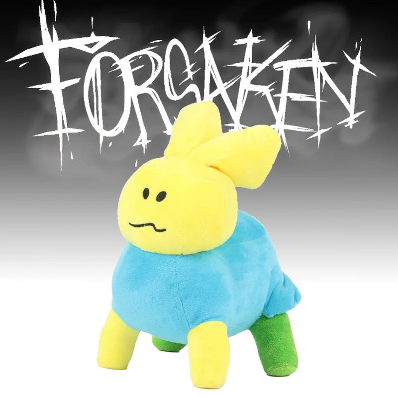 Forsaken Gubby Plush Noob Plush Toys Forsaken Chance Game Stuffed Animals Bunny Modle Doll Toys for Kids Birthday Gift Getaway