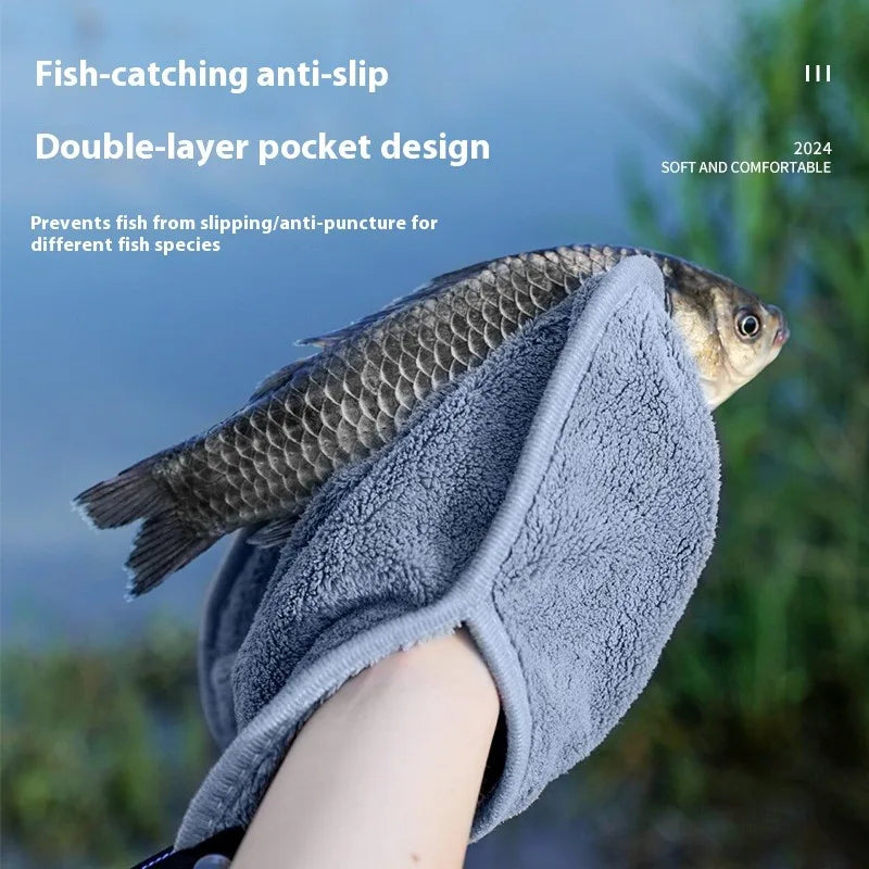 Ultra soft and fast drying fishing towel, ultra-fine fiber towel, cleaning towel for outdoor fishing, scrubbing fishing rod