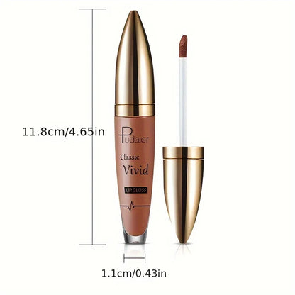 High Pigmented Matte Lip Glaze - Long-Lasting, Smudge Proof, Liquid Lipstick Makeup Valentine's Day Gifts, Women's Day Gift