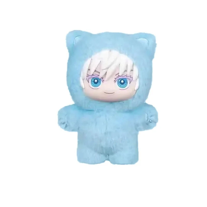 Jujutsu Kaisen Battle V2 Cat Paradise Party Series Art Collectible Blind Box Toy Cute Plush Doll Anime Periphery Surprise Gift