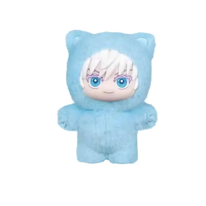 Jujutsu Kaisen Battle V2 Cat Paradise Party Series Art Collectible Blind Box Toy Cute Plush Doll Anime Periphery Surprise Gift