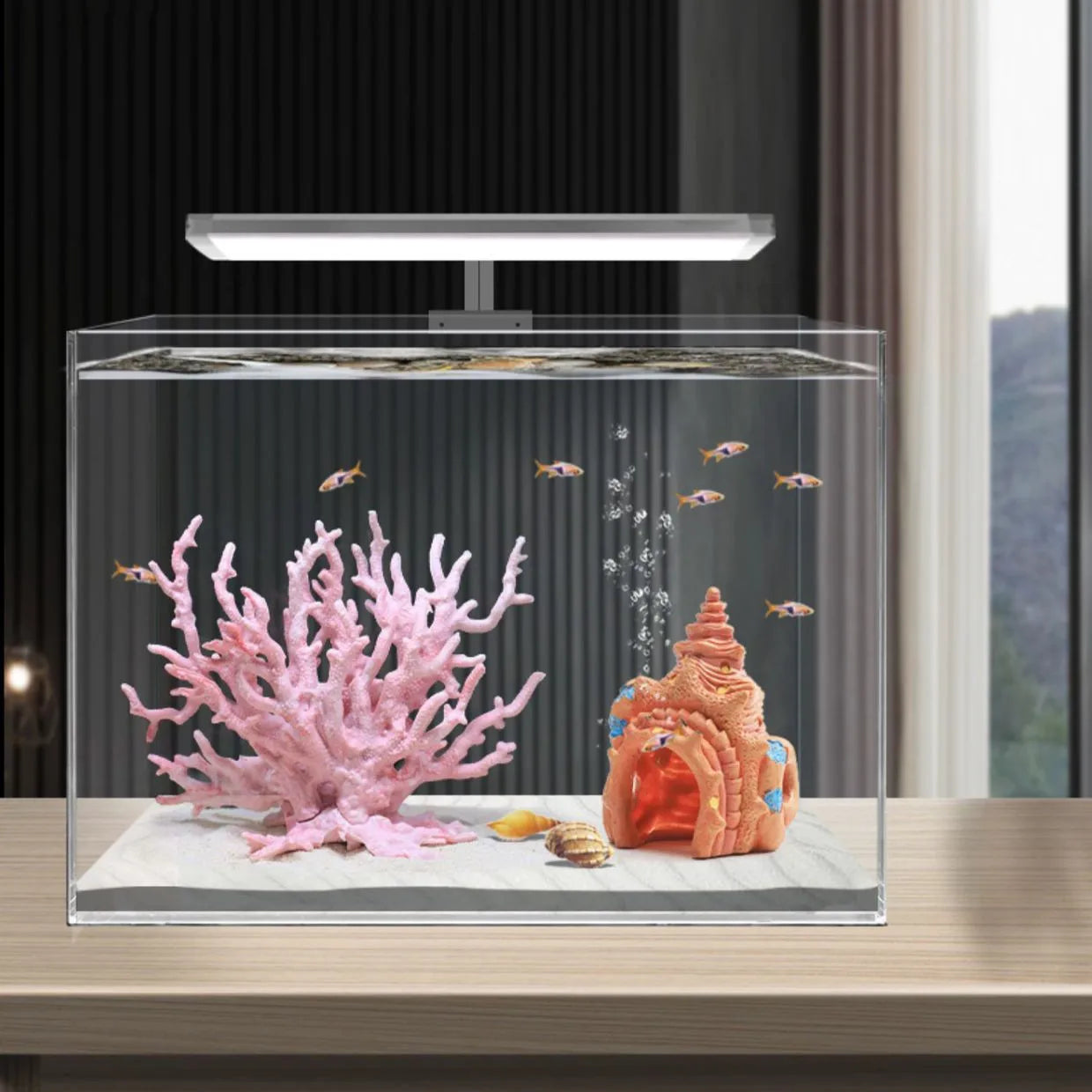 Fish Tank Aquascape Simulation Coral Water Plant Resin Fake Coral Aquarium Decorations Marine Hard Dead Coral Ornaments Undersea