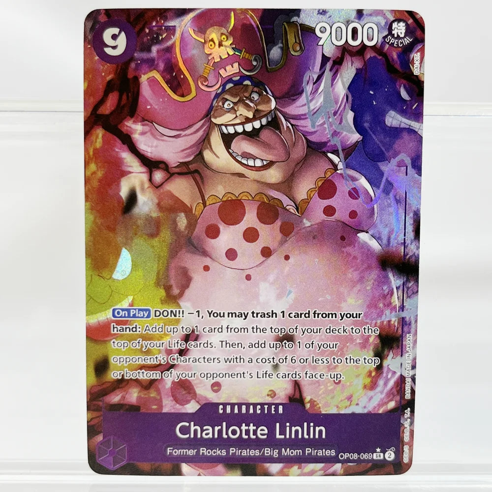 ONE PIECE OPCG Anime Card English Version Queen/Black Maria/Izo/Yamato Proxy Cards Collection Suitable for Give it to a Friend