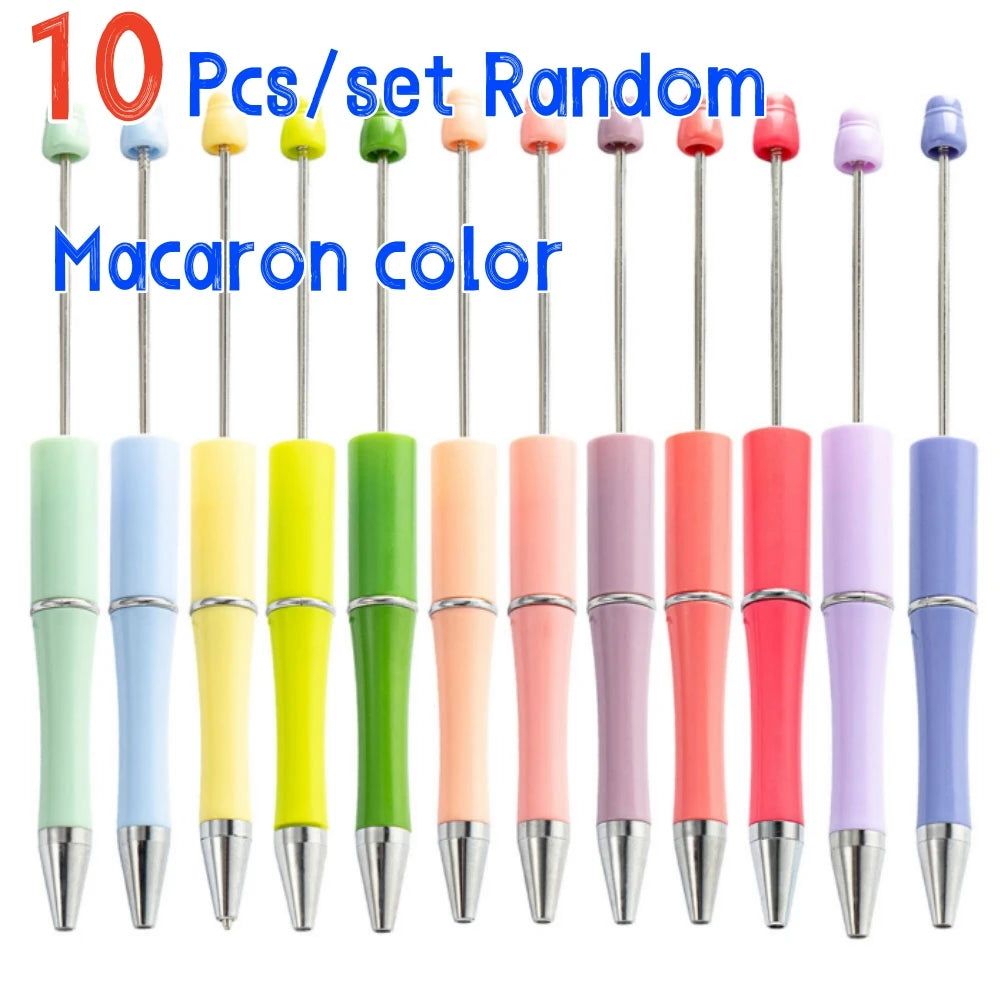 10 Pcs Mixed Beaded Ballpoint Pen Creative Beadable Pen Wedding Party Guest Gift Guest Christmas Decor for Home 2026