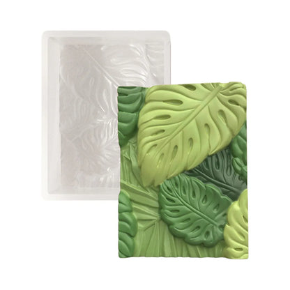 3D Tropical Leaves Silicone Mold for Handmade Soap Candle Resin Macking Molds DIY Art Crafts Aromatherapy Gypsum Ornaments Mould