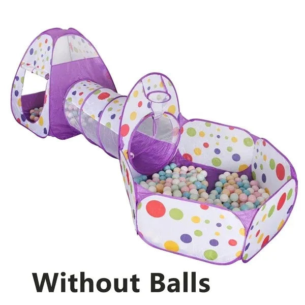 Children Ball Pool Baby Balloon Playpen Portable Kids Tent Ball Pit Crawling Tunnel Kid Playground Yard Room Pool Kids Gifts
