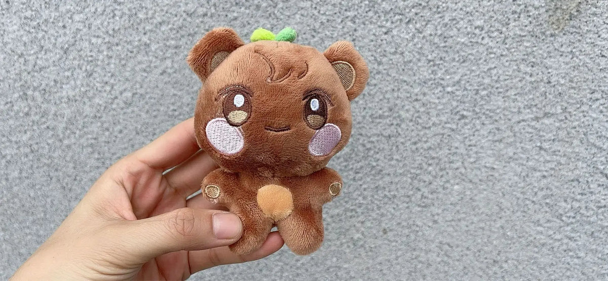 10CM Pop-up Store Doll Keychain ANITEEZ Cartoon Cute Plush Pendant Keyring Bag Accessories Kpop Yunho Yeosang Fans Gifts
