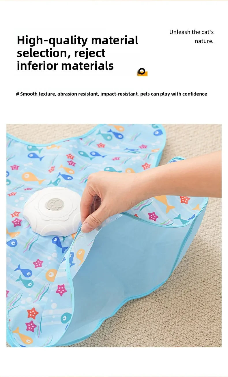 Electric cat turntable pet toy self-stimulating and relieving boredom automatic intelligent cat funny stick sports consumption