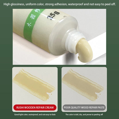 25g Wood Furniture Repair Fillers,Repairing Paste For Furniture,Hardwood Floor Repairing Kit,Floor Discoloration Repairing Paste