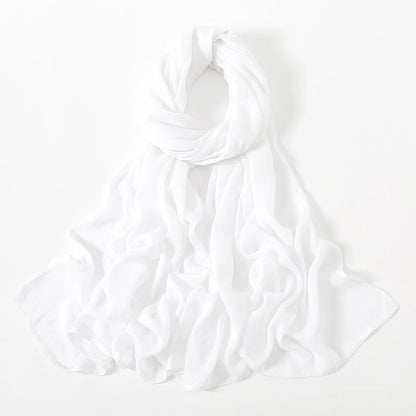 Fashion Modal Hijab Rayon Cotton Shawls Muslim Hijabs For Women Plain Scarf Big Size Headscarf Islamic Turban Headband 190*85cm