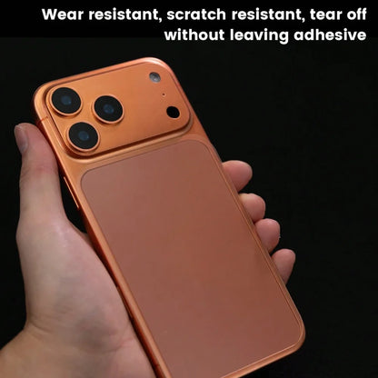 NNBILI 2pcs/Set Matte Base Lens Film + Matte PET Back Film For IPhone 17 Pro Max/17 Pro/17 Phone Accessories Minimalist Design