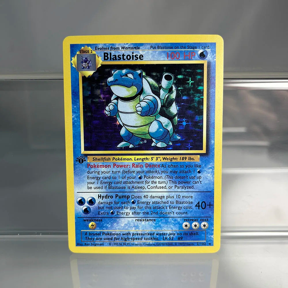 Foil PKM Single Cards Pikachu Charizard EX Bubble Mew Game Rare Collection Cards PTCG Rainbow Proxy Cards