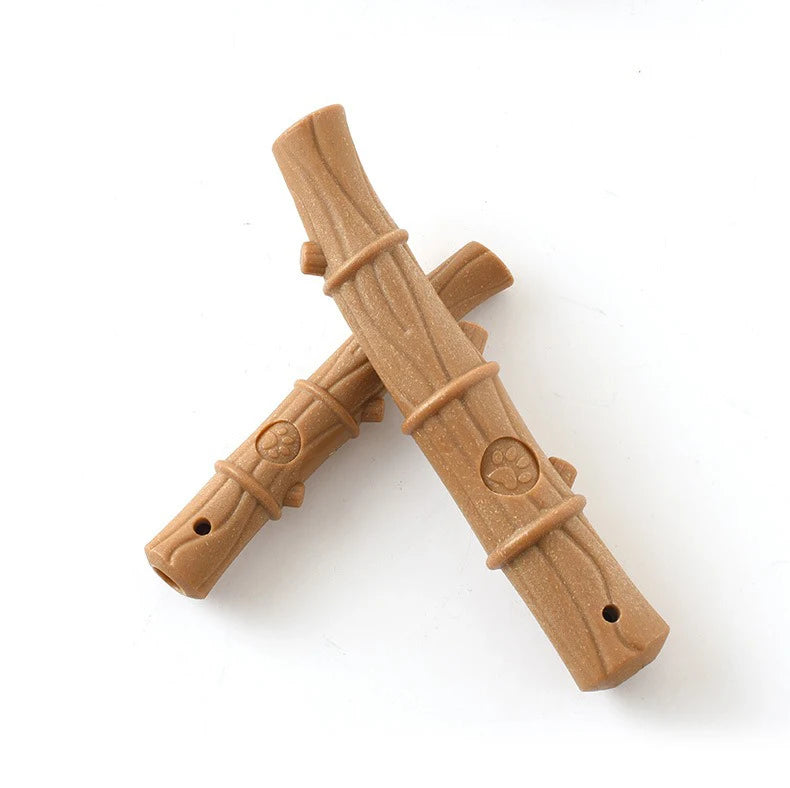 New Pet Teeth Grinding Toy Dog Interactive Bone Training Toy Bamboo Cleaning Teeth Fixing Wear Resistant Pet Products