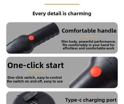 Portable Electric Chicken Plucker Fully Automatic Handheld Poultry Feather Removal Tool for Duck Goose Quail Defeathering