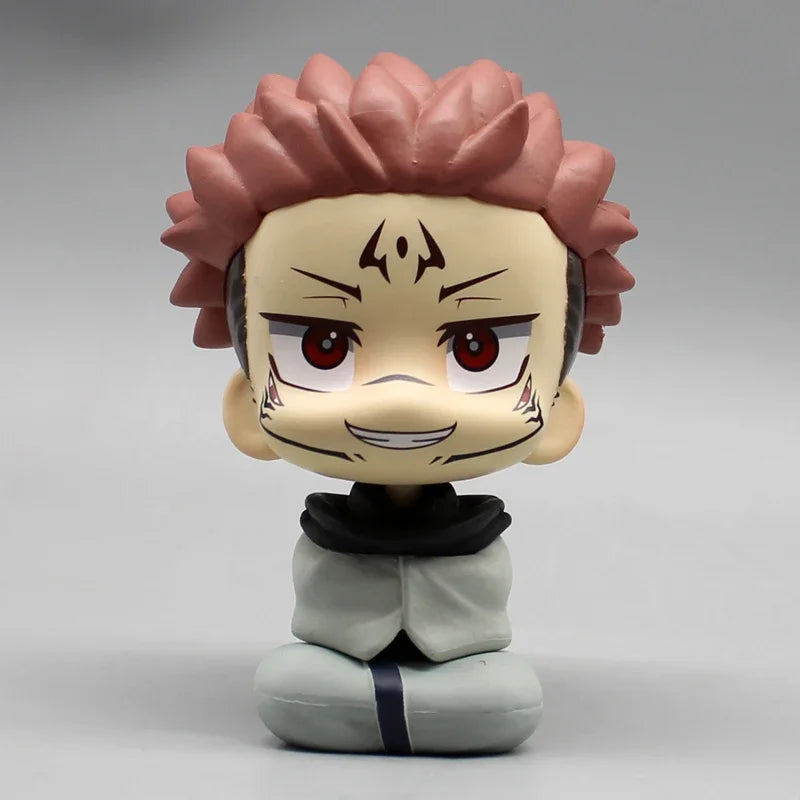 Anime Nanami Kento Ryomen Sukuna Itadori Yuji Action Figures Q Version Jujutsu Kaisen Figurine 10cm PVC Collection Model Toys