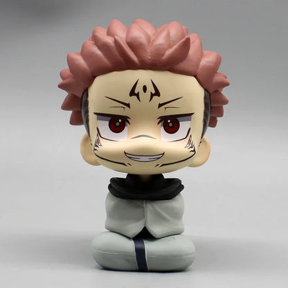 Anime Nanami Kento Ryomen Sukuna Itadori Yuji Action Figures Q Version Jujutsu Kaisen Figurine 10cm PVC Collection Model Toys