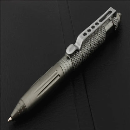 High Quality Aluminum Anti Skid Self DEFENCE Ballpoint Pens Multi Functional Tactical Pen Office Accessories School Supplies