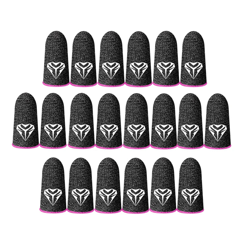 1-10 Pairs Thumb Gloves Touch Screen Finger Cots Sweatproof for PUBG Mobile Game Accessories