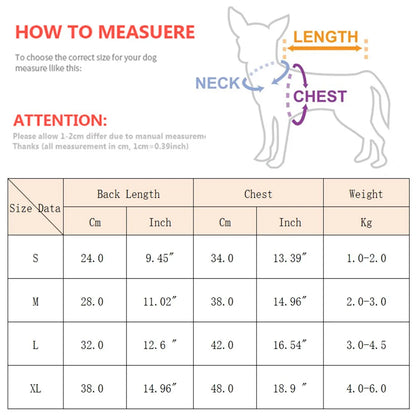 Cartoon Printed Dog Raincoat for Small Dogs Waterproof Pet Clothes Poodle Puppy Pomeranian Raincoats chubasquero para perros