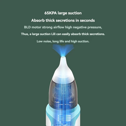2026 New Pattern Baby Electric Nasal Aspirator Charging Version Newborn Baby Nasal Aspirator Suck Out Prevent Nasal Congestion