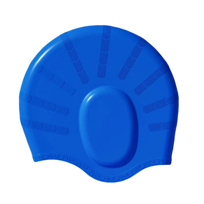 Ear Protection Silicone Swimming Cap for Women Men Long Hair Waterproof Enlarged Swim Pool Cap
