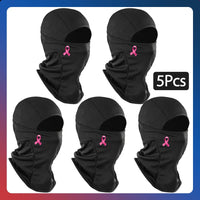 Pink ribbon x 5