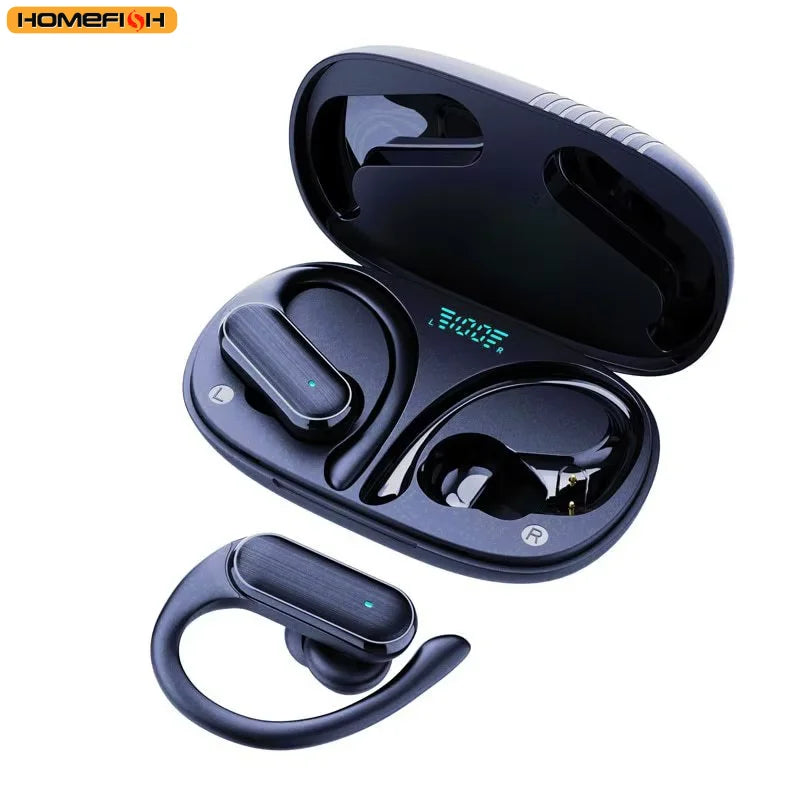 The A520 wireless Bluetooth headphones feature high-quality, high-definition sound, stereo earbuds, sweat-proof touch lights