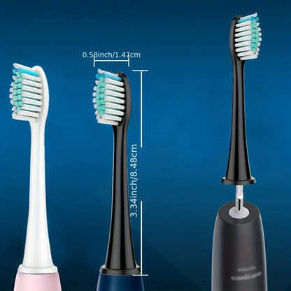 Replacement Brush Heads Compatible with Philips Sonicare DiamondClean HX3/HX6/HX9 Series Electric Toothbrush Heads HX6064