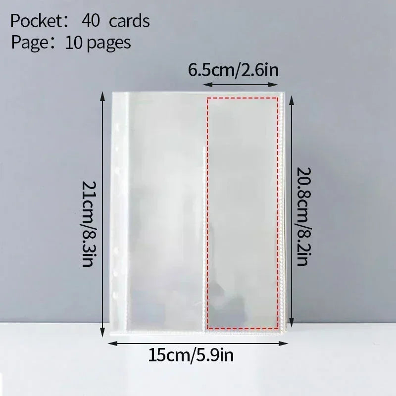 A5 Photocard Binder Cover Kpop Photo Album Simple Card Binder Collect Book Loose-leaf Photocard Album Kpop Card Binder