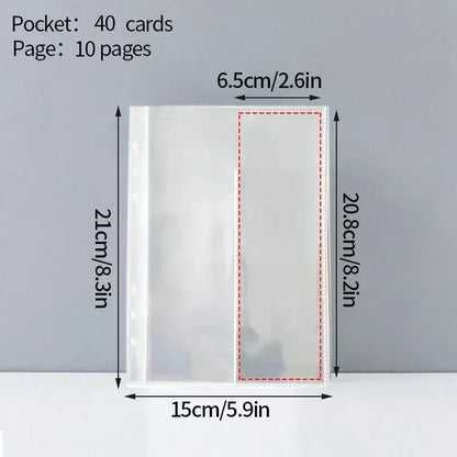 A5 Photocard Binder Cover Kpop Photo Album Simple Card Binder Collect Book Loose-leaf Photocard Album Kpop Card Binder