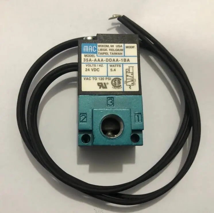 MAC 3 Port Electronic Boost Control Solenoid Valve DC12V 35A-ACA-DDBA-1BA With 6MM Tube Fittings Brass