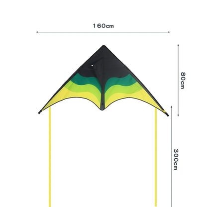 YongJian Large Beach Delta Kite for Adults  Extremely Easy to Fly for Beginners Comes with 100m String Kite Handle