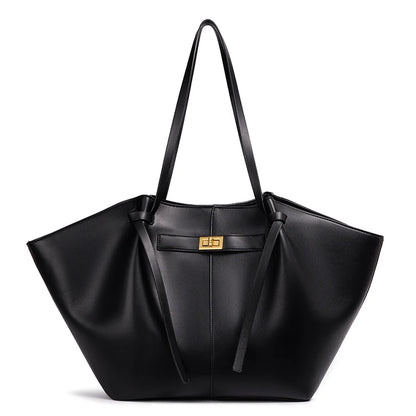 Lightweight Large Capacity 2025 New Bat-Shaped High Street Handbag European and American Style Trendy Single Shoulder Crossbody