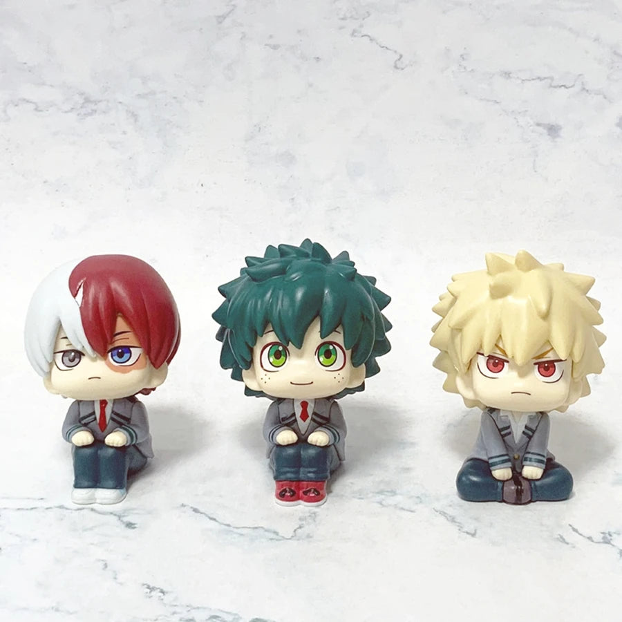 21cm Boku no Hero Academia Anime Figure Bakugo Katsuki Action Figure Midoriya Izuku/Todoroki Shoto Figurine PVC Collection Toys
