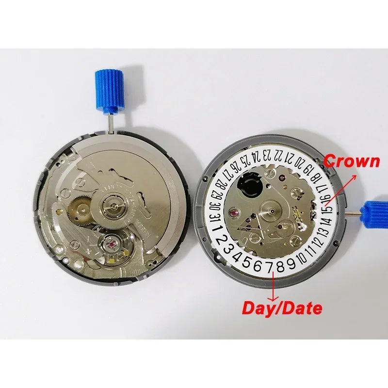 Japan Genuine NH35 Automatic Mechanical Movement High Accuracy 24 Jewels Mod Watch Replacement NH35A Date at 3H 3.8H 6H