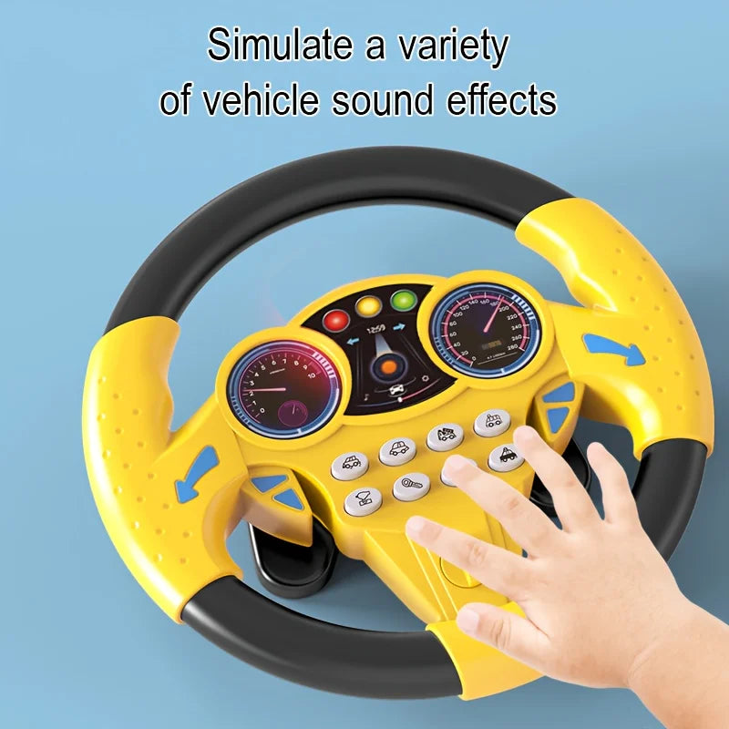 1PC Car Steering Toys Steering Wheel Toy Creative Children's Education Toy Easter New Year's Day Spring Festival Gift