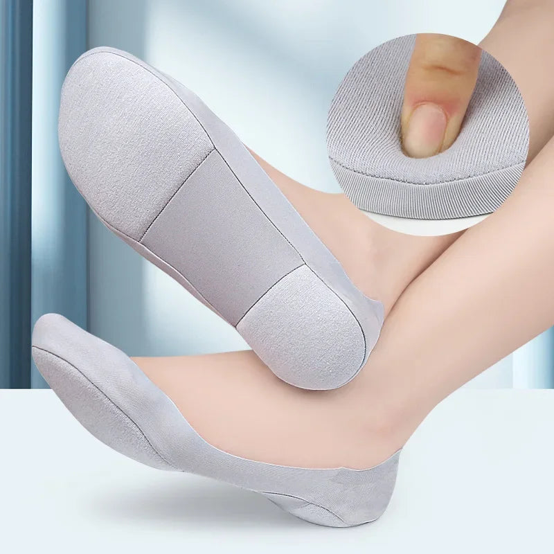 New Plantar Fasciitis Shoes Insole Women Boat Sock Socks Insoles for Feet Shock Absorbing Shoe Sole Invisible Non Slip Shoe Pads