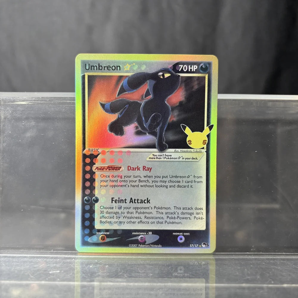 PKM PTCG High Quality Umbreon Vmax Glaceon Vstar Rayquaza Vmax Lono Proxy Foil Cards Game Collection Anime Cards