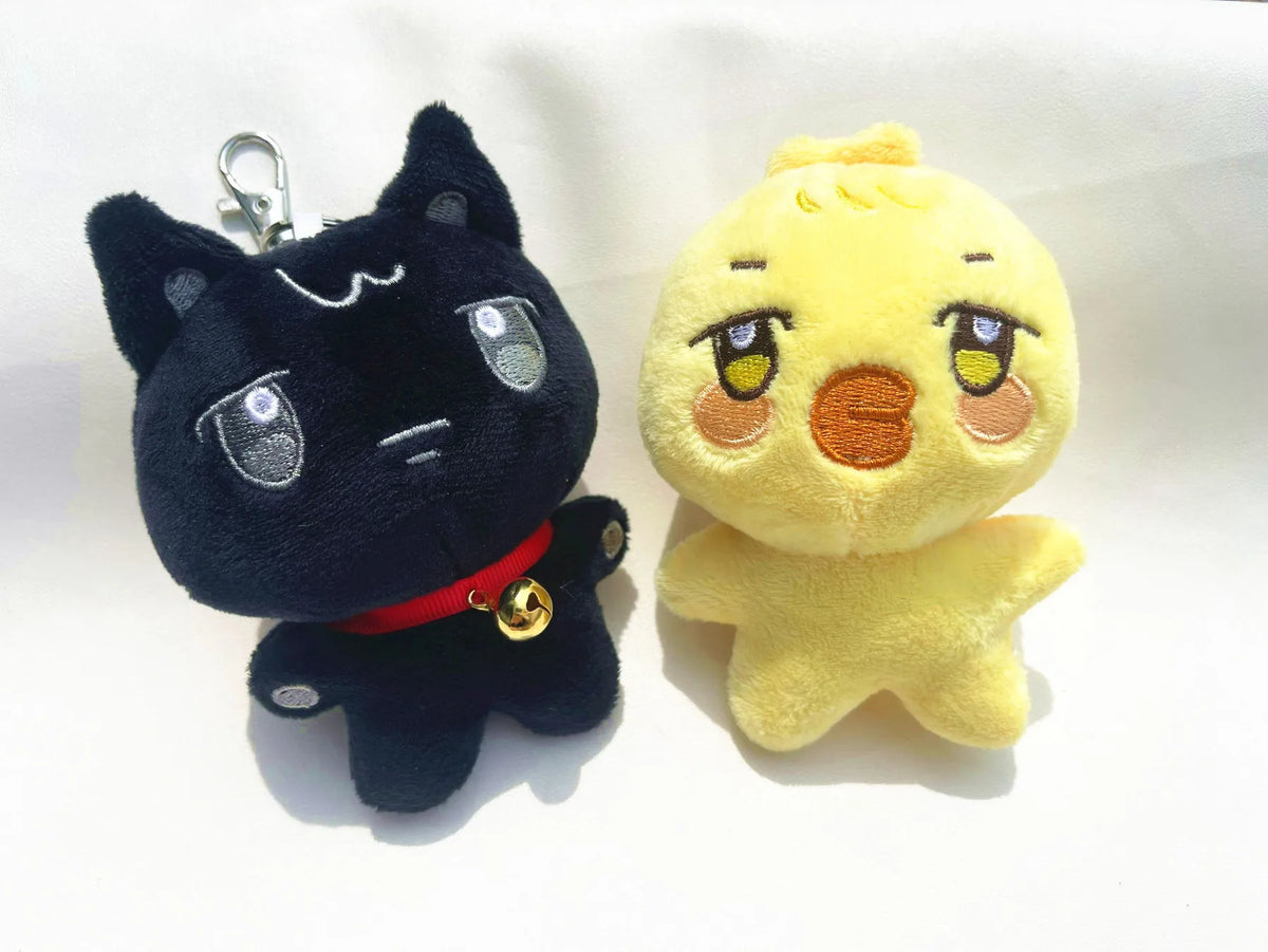 10CM Pop-up Store Doll Keychain ANITEEZ Cartoon Cute Plush Pendant Keyring Bag Accessories Kpop Yunho Yeosang Fans Gifts