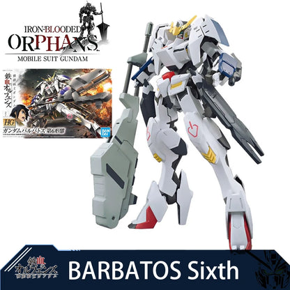 Gundam HG 1/144 IBO Model Barbatos BANDAI Iron Blooded Assembly Action Mech Original Product