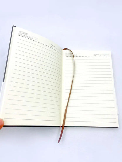 A5 A6 Sheepin Notebook Leather Office Journal Diary Notepad Stationery Student Class Lined NoteBook 160 Pages/240 Pages